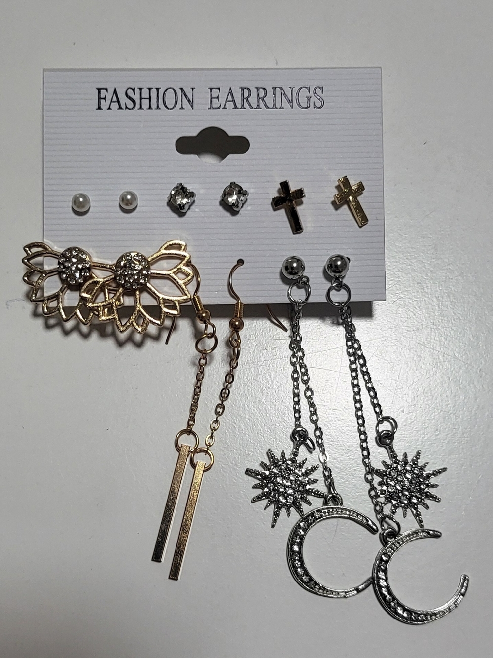 Womens Fashion Earrings Six Pairs